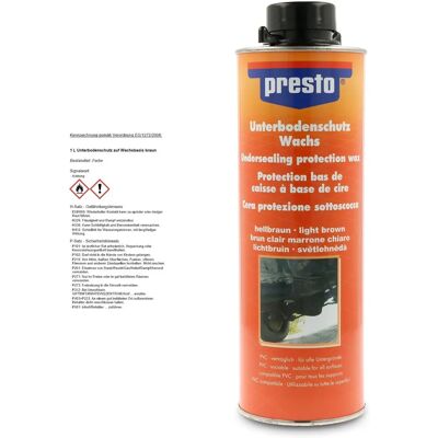 Presto Hellbraun Unterbodenschutz - Unterbodenpflege Presto Hellbraun Unterbodenschutz - Unterbodenpflege