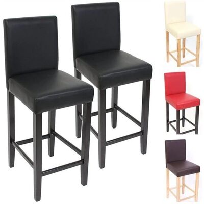 Mendler Modèle M37 Tabourets Hauts en Eco-cuir - Style Lounge - Publicité Mendler Modèle M37 Tabourets Hauts en Eco-cuir - Style Lounge - Publicité