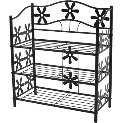 Étagère multifonction Mendler Jardin - 3 Tablettes - Publicité Étagère multifonction Mendler Jardin - 3 Tablettes - Publicité