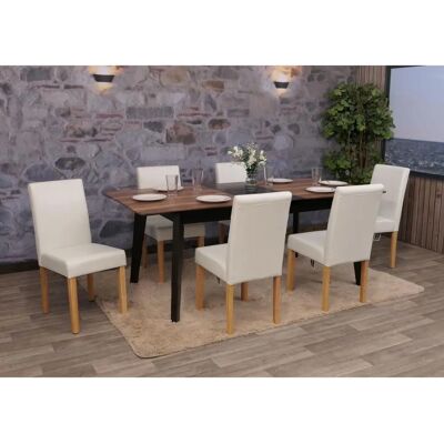 MCW Littau Simili-Cuir 6 Esszimmerstühle - Dining Chairs MCW Littau Simili-Cuir 6 Esszimmerstühle - Dining Chairs
