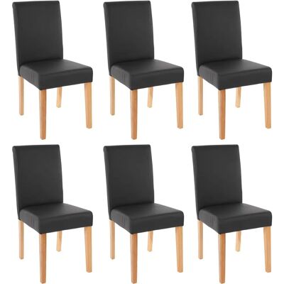 Ensemble de 6 chaises Mendler Littau noir - Publicité Ensemble de 6 chaises Mendler Littau noir - Publicité