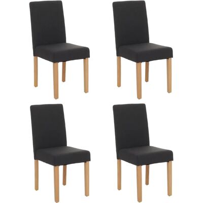 MENDLER - Lot de 4 chaises Littau - Chaises modernes à manger - Publicité MENDLER - Lot de 4 chaises Littau - Chaises modernes à manger - Publicité