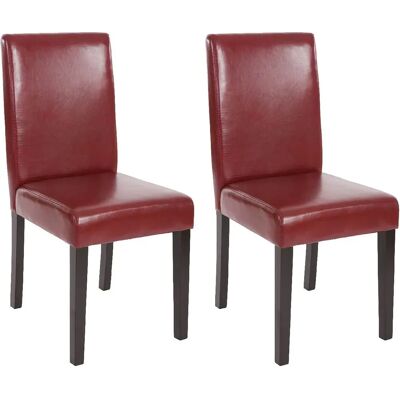 Mendler Set 2x Sedie Littau Ecopelle Opaca Soggiorno Cuisine Salle à Manger - Ensemble de Chaises - Publicité Mendler Set 2x Sedie Littau Ecopelle Opaca Soggiorno Cuisine Salle à Manger - Ensemble de Chaises - Publicité