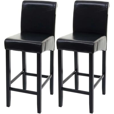 MCW - MCW-C33 - Schwarz - Kunstleder - 74 cm - Barhocker MCW - MCW-C33 - Schwarz - Kunstleder - 74 cm - Barhocker