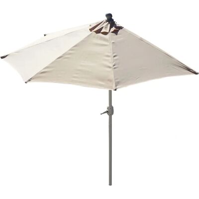 MENDLER Parasol mural Parla 145x285x252cm ivoire - Économiseur d'espace - Publicité MENDLER Parasol mural Parla 145x285x252cm ivoire - Économiseur d'espace - Publicité