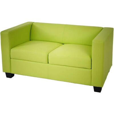Mendler Modell M65 - 2-Sitzer Modernes Grünes Ecopelle Sofa Mendler Modell M65 - 2-Sitzer Modernes Grünes Ecopelle Sofa