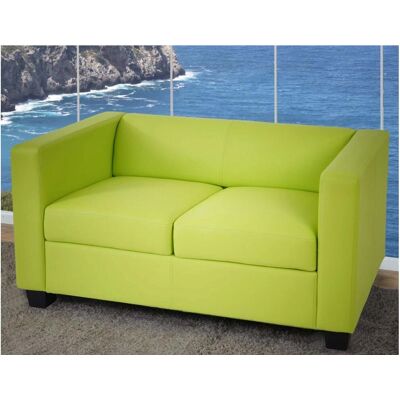 MCW Lille 2-Sitzer Sofa Hellgrün Kunstleder - Sofa MCW Lille 2-Sitzer Sofa Hellgrün Kunstleder - Sofa