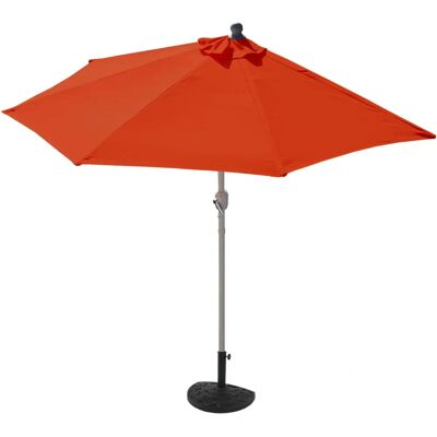 Parasol de Patio Mendler - UV 50+ - Polyester Résistant - 270cm Terracotta - Publicité Parasol de Patio Mendler - UV 50+ - Polyester Résistant - 270cm Terracotta - Publicité
