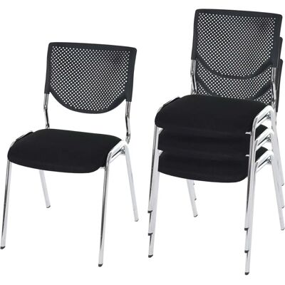 Chaises empilables de conférence T401 noires Mendler - Publicité Chaises empilables de conférence T401 noires Mendler - Publicité