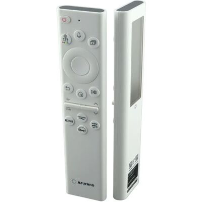 azurano Controle Remoto Samsung - Branco - Solar, USB-C, Voz azurano Controle Remoto Samsung - Branco - Solar, USB-C, Voz