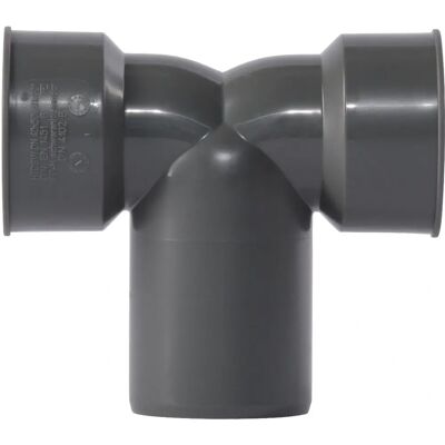 Ostendorf HTsafe DN/OD 40x50x40 - Rohrfitting - Grau RAL 7043 Ostendorf HTsafe DN/OD 40x50x40 - Rohrfitting - Grau RAL 7043