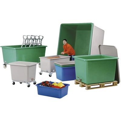 CEMO Conteneur en Plastique Fibre de Verre 550L - Rangement CEMO Conteneur en Plastique Fibre de Verre 550L - Rangement