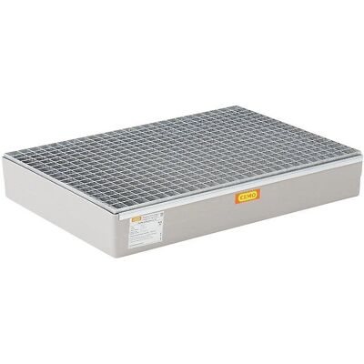 Palette de confinement en plastique renforcé CEMO - 150L Palette de confinement en plastique renforcé CEMO - 150L