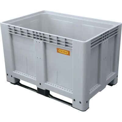 CEMO Caixa de armazenamento e transporte de baterias - 525L, 2 ripas CEMO Caixa de armazenamento e transporte de baterias - 525L, 2 ripas