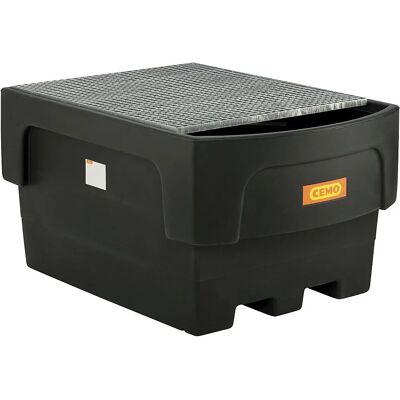 CEMO PE-Fassenschutzwanne - 1100L Schwarz für IBC/KTC CEMO PE-Fassenschutzwanne - 1100L Schwarz für IBC/KTC