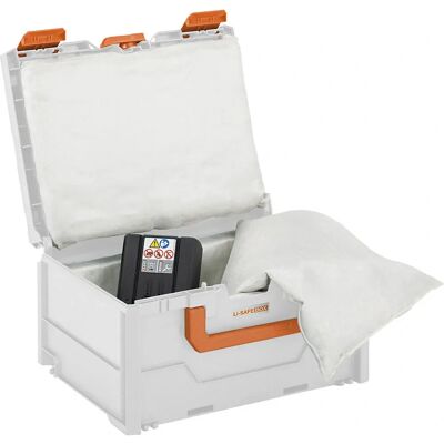 CEMO Caixote de segurança para baterias 2-S Resistente a impactos CEMO Caixote de segurança para baterias 2-S Resistente a impactos