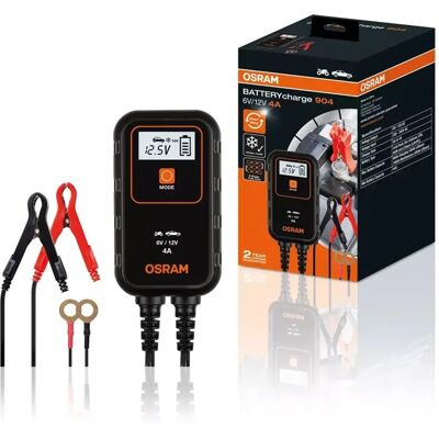 Φορτιστής Μπαταρίας Osram OEBCS904 - 6V/12V, 4A - Αυτοκίνητο, Μοτοσυκλέτα Φορτιστής Μπαταρίας Osram OEBCS904 - 6V/12V, 4A - Αυτοκίνητο, Μοτοσυκλέτα