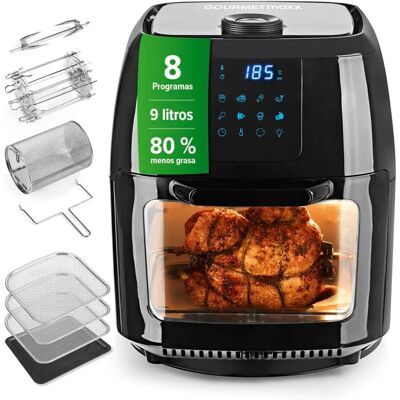 Gourmetmaxx Airfryer XXL 9 liter - ZWART Gourmetmaxx Airfryer XXL 9 liter - ZWART