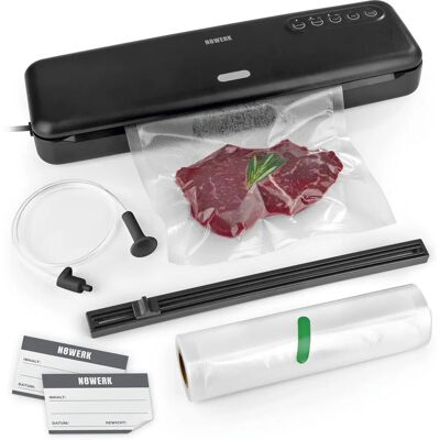 N8WERK Machine de Mise Sous Vide - Noir - 130W - Publicité N8WERK Machine de Mise Sous Vide - Noir - 130W - Publicité