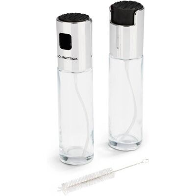 Gourmetmaxx 05570 Distributeur d'huile/vinaigre - Noir, gris, transparent - Distributeur - Publicité Gourmetmaxx 05570 Distributeur d'huile/vinaigre - Noir, gris, transparent - Distributeur - Publicité