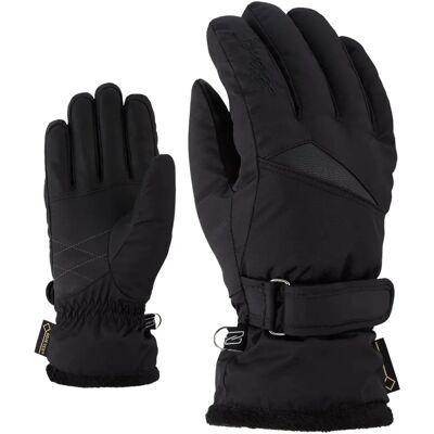 Gants de Ski Ziener Kobel GTX pour Dames - Imperméables, Respirants, Noirs Gants de Ski Ziener Kobel GTX pour Dames - Imperméables, Respirants, Noirs