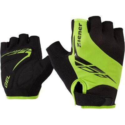 ZIENER Lime Green Cycling Gloves - Men - Size 7 ZIENER Lime Green Cycling Gloves - Men - Size 7