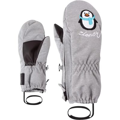 Ziener Baby LE Zoo Minischlaufel Handschuhe - Kinder, warm, atmungsaktiv, grau Ziener Baby LE Zoo Minischlaufel Handschuhe - Kinder, warm, atmungsaktiv, grau