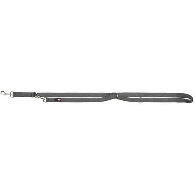 Trixie Premium Verstellbare Hundeleine - Doppel-Lag, Graphit, 2m, XS/S Trixie Premium Verstellbare Hundeleine - Doppel-Lag, Graphit, 2m, XS/S
