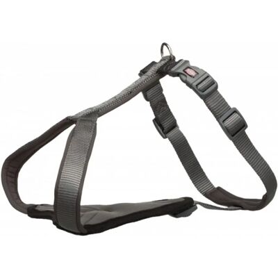 Trixie Premium Y Harness For Dogs - Dog Harness - Graphite - L/XL Trixie Premium Y Harness For Dogs - Dog Harness - Graphite - L/XL