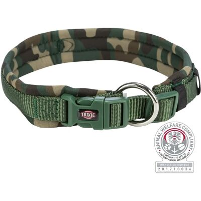 Obroża Trixie dla psa - Kamuflaż, Zieleń lasu - Regulowana 27-35cm Obroża Trixie dla psa - Kamuflaż, Zieleń lasu - Regulowana 27-35cm