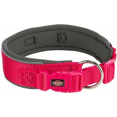 Trixie Premium Dog Collar - Fuchsia/Graphite - Medium/Large Trixie Premium Dog Collar - Fuchsia/Graphite - Medium/Large