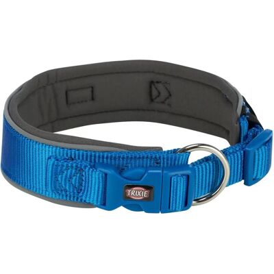 Trixie Premium Hunde Halsband - Graphit Cobaltblau - Reflektierend, Gepolstert, Neopren Trixie Premium Hunde Halsband - Graphit Cobaltblau - Reflektierend, Gepolstert, Neopren