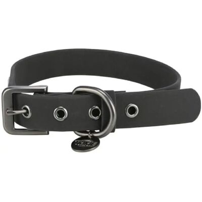 Trixie Halsband Hund PVC Zwart S/M - Hundehalsband Trixie Halsband Hund PVC Zwart S/M - Hundehalsband