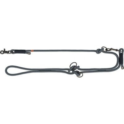 Trixie Hundeleine Verstellbar Seil 2m Schwarz/Grau Trixie Hundeleine Verstellbar Seil 2m Schwarz/Grau