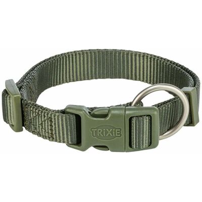Trixie Olive Green Dog Collar - L/XL - 40cm x 65cm - 25mm Trixie Olive Green Dog Collar - L/XL - 40cm x 65cm - 25mm