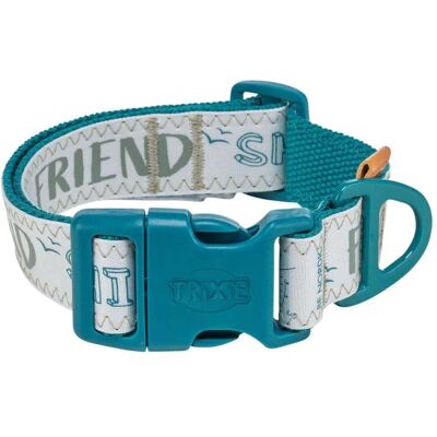 Collier pour chien Trixie Extra Breed Petrol - Réglable et Large - Publicité Collier pour chien Trixie Extra Breed Petrol - Réglable et Large - Publicité