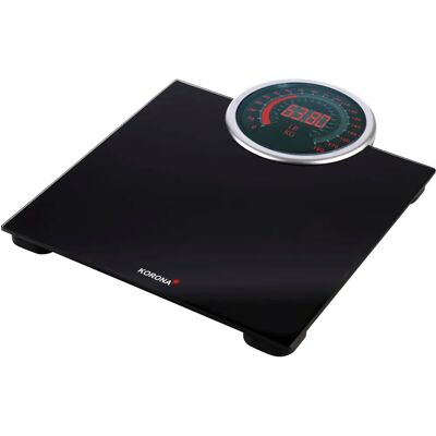 Korona CORA Balance numérique - Max 180kg, Verre de sécurité - Publicité Korona CORA Balance numérique - Max 180kg, Verre de sécurité - Publicité
