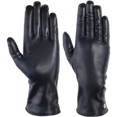 Roeckl Leather Gloves - Navy - Classic Style - Winter Wear Roeckl Leather Gloves - Navy - Classic Style - Winter Wear