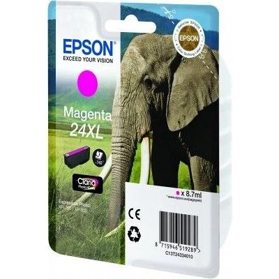 Epson Elephant C13T24334010 Magenta Blækpatron - Original Epson Elephant C13T24334010 Magenta Blækpatron - Original
