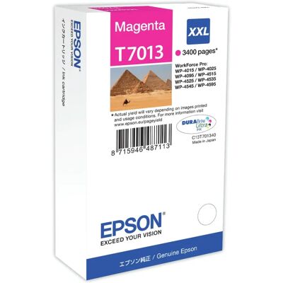 Epson - T7013 - Magenta - XL - Ink cartridge Epson - T7013 - Magenta - XL - Ink cartridge
