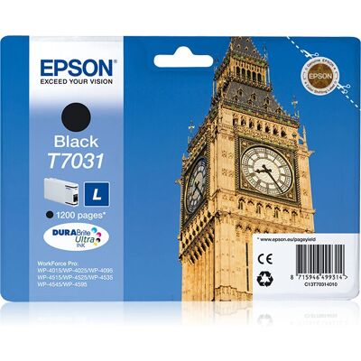 Epson T7031 Mustekasetti - Epson-tulostimille Epson T7031 Mustekasetti - Epson-tulostimille