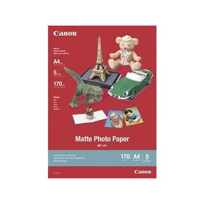 Canon Mat Fotopapier MP-101 A4 - Papier fotograficzny Canon Mat Fotopapier MP-101 A4 - Papier fotograficzny
