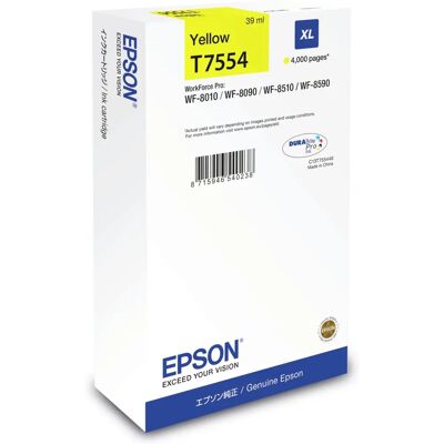 Epson - T7554 - Žlutá - Kazeta inkoustová Epson - T7554 - Žlutá - Kazeta inkoustová