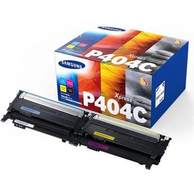 Samsung - CLT-P404C - 4x1000 pagina's - tonercartridge Samsung - CLT-P404C - 4x1000 pagina's - tonercartridge