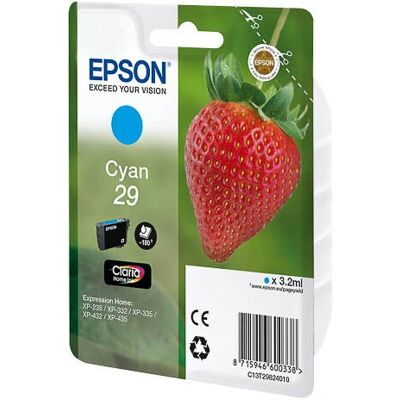 Epson C13T29824010 Cyan blækpatroner - Blækpatroner Epson C13T29824010 Cyan blækpatroner - Blækpatroner