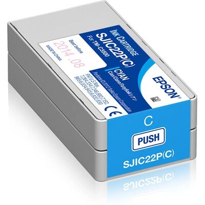 Epson Cyan Tintenpatrone - C33S020602 - für ColorWorks C3500 Epson Cyan Tintenpatrone - C33S020602 - für ColorWorks C3500