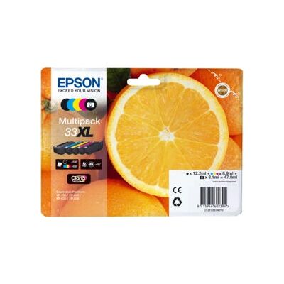 Epson C13T33574010 tintapatron - Fekete, Sárga, Cián, Magenta - Fotónyomat Epson C13T33574010 tintapatron - Fekete, Sárga, Cián, Magenta - Fotónyomat