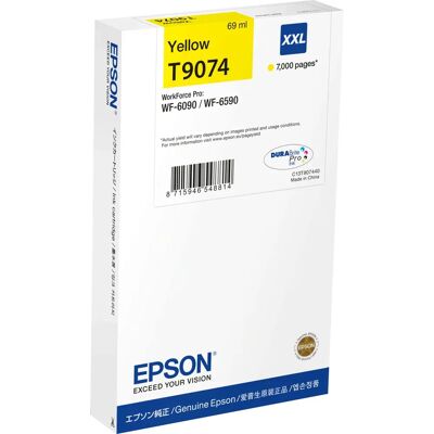 Epson - T9074 - Amarelo - 69 ml - cartucho de tinta Epson - T9074 - Amarelo - 69 ml - cartucho de tinta