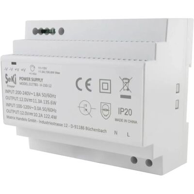 SeKi - H-150-12 - 12V - 135W - alimentatore SeKi - H-150-12 - 12V - 135W - alimentatore
