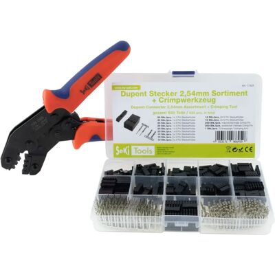 Seki NSR - passo de 2,54 mm - alicate de crimpagem incluído - tool set Seki NSR - passo de 2,54 mm - alicate de crimpagem incluído - tool set